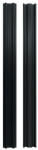 SMART Șipcă metalică gard Bravo dublu vopsită 2000x90x0, 60 mm negru semi-mat RAL 9005 (J19005HI620)