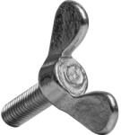 Dresselhaus Șuruburi metrice cu cap fluture Dresselhaus 6x30 mm DIN316 oțel zincat, 50 bucăți (0/1533/001/6X30/02)