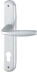 Hoppe Mânere cu șild ușă interior Hoppe New York 90/240 mm, pentru cilindru, argintiu (61302)
