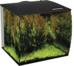 Hagen Set acvariu Fluval Flex 57 l cu iluminare LED, filtru, pompă, fără dulap inferior inclus, negru (15007)