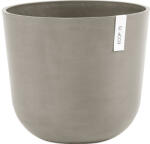 Ecopots Ghiveci Ecopots Oslo plastic Ø 35 cm H 30, 5 cm maro-gri (OSL.35.TA)
