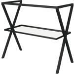 Savini Cadru suport blat lavoar baie 80x70 cm metal negru Savini Idea (2631)
