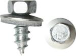 Schäfer + Peters Șuruburi pentru acoperiș & fațade din tablă autofiletante cu cap hexagonal și șaibă cauciuc EPDM Dresselhaus 6, 5x45 mm oțel inox A2, 200 bucăți (0/3463/129/ 6,5/ 45/ /01)