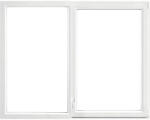 ARON Fereastră PVC termopan ARON Econ 5 camere geam tripan 146x116 cm fixă + deschidere dublă dreapta (W2DRHROCK2.0002)