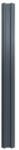 SMART Șipcă metalică gard Bravo dublu vopsită 1500x90x0, 60 mm gri semi-mat RAL 7024 (J17024HI615)