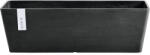 Ecopots Ghiveci Ecopots Bruges cu sistem de irigare plastic 45x17x17 cm gri închis (BRWR.45.DG)