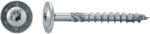 Dresselhaus Șuruburi pentru lemn cu cap semibombat Torx Dresselhaus JD-Plus 8x160mm oțel zincat 50 piese (0/1148/001/ 8,0/ 160/ /01)