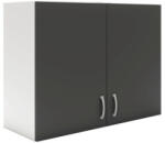 haaus Corp superior bucătărie 80 cm, 2 uși, alb/antracit (912758)