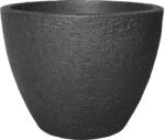 Geli Ghiveci flori Geli Stone plastic Ø 50 cm H 38 cm antracit (16105038)