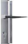 ABUS Mânere cu șild ușă intrare Abus BP90F1 90/240 mm, pentru cilindru, argintiu (780028)