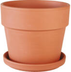 Spang Ghiveci Spang Calima Ø 15 cm H 13, 5 cm cărămiziu incl. farfurie (04CALS015020)