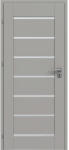 CLASSEN Foaie de ușă Classen Greco 3 gri mat MDF 203, 5x84, 4 cm stânga (10060)