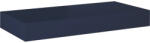 Jungborn Blat lavoar baie marmură compactă albastru navy mat 100, 8x46 cm Jungborn (168252)