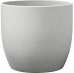 Soendgen Keramik Mască ghiveci Soendgen Basel Stone ceramică Ø 27 cm H 26 cm gri deschis (61983)