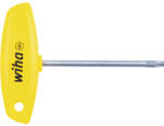 Wiha Cheie tip T cu torx T30 Wiha 132 mm, crom-vanadiu, mâner plastic (28231) Cheie torx