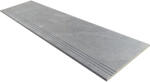 MIRAVA Treaptă gresie colorată în masă rectificată MIRAVA NARVIK silver 30x120 cm (G92810)
