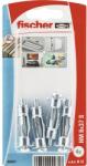 Fischer Befestigungssysteme Ancore metalice cu șurub Fischer HM Ø12x37 mm, filet metric M6, 4 bucăți, pentru perete fals (90931)