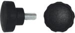 Dresselhaus Șuruburi metrice Dresselhaus 8x14 mm Ø40mm oțel & plastic negru, 20 bucăți, pentru înfiletare manuală (0/4997/705/ 8/ 14/ /17)
