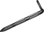 Dresselhaus Cuie cu cârlig tip L Dresselhaus 4x40 mm oțel metalizat, 15 bucăți, pentru zidărie (0/4019/101/4,0x40/40)