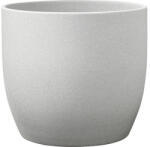 Soendgen Keramik Mască ghiveci Soendgen Basel Stone ceramică Ø 16 cm H 15 cm gri deschis (61973)
