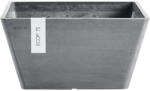 Ecopots Ghiveci Ecopots Berlin plastic 25x25x12, 8 cm gri (SBL.25.GR)
