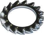 Dresselhaus Șaibe dințate crestate exterior Dresselhaus 4, 3mm DIN6798 oțel zincat, 100 bucăți (0/1668/001/4/51)