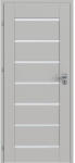 CLASSEN Foaie de ușă Classen Greco 3 gri mat MDF 203, 5x74, 4 cm stânga (10069)