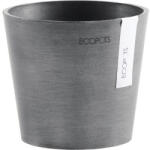 Ecopots Ghiveci Ecopots Amsterdam Mini plastic Ø 13 cm H 11, 4 cm gri (AM.13.GR)