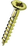 Hettich Șuruburi pentru lemn cu cap înecat cruce Hettich 2, 5x16 mm oțel zincat galben, 50 bucăți (9169523)