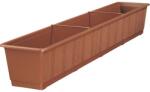 Geli Jardinieră Geli standard, plastic, 100x17x14 cm, cărămiziu (80310006)