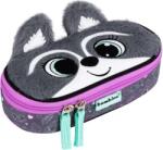 Bambino Premium Penar școlar oval Bambino Premium Racoon - Cu 1 fermoar (663666) Penar