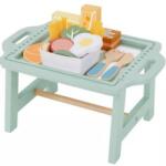 Tooky Toy Tooky Toy: Masă de mic dejun din lemn cu accesorii Bucatarie copii