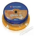 Verbatim DVDV-16B25 DVD-R cake box DVD lemez 25db/csomag