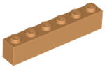 LEGO® Alkatrészek (Pick a Brick) Közép nugát 1X1X6 Elem 6099341 (6099341)