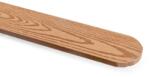  G - Guard WPC kerítésléc tölgy íves 80 mm x 12 mm x 1000 mm