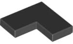 LEGO® 14719c11 - LEGO fekete csempe 2 x 2 méretű, sarok (14719c11)