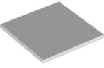 LEGO® 10202c1 - LEGO fehér csempe 6 x 6 méretű, alsó rögzítő csövekkel (10202c1)
