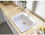 Casa Blanca Chiuveta CASA BLANCA FONTAINE patrata ALB 1 cuva 61.9x52.2