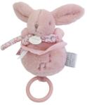 Doudou Iepuras muzical Doudou , roz, 20 cm (DC4366)