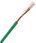 Schrack Cablu ecranat iz. şi manta PVC J-Y(ST)Y 2x2x0, 8 EIB verde (X15400109C)