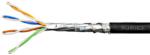 Schrack Cablu S/FTP Cat. 6a, 4x2xAWG23/1, 500MHz, LS0H-3, Dca, negru (HSEKP4233A)