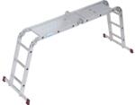 KRAUSE 85214 Corda 4X3 fokos univerzális csuklós létra dobogóval /17kg; 1, 00m/ (85214)