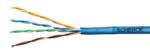 Schrack Cablu U/UTP Cat. 6, 4x2xAWG24/1, 300MHz, LS0H-3-25, B2ca, albastru (HSEKU4233B)