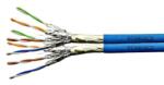 Schrack Cablu F/FTP Cat. 6a, 2x(4x2xAWG23/1), 500MHz, LS0H3, Dca, albastru (HSKP823HA5)