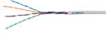 Schrack Cablu U/UTP Cat. 5e, 4x2xAWG24/1, PVC, Eca, gri, cutie (HSEKU424P0)