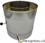 DARCO Szigetelt Kémény Elzárószelep 150/250 (ws-szkd150/250-ch)