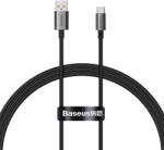 Baseus Superior USB-A - USB-C Kábel - 1m 6A 100W - Fekete (WR-161162)