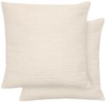 Kave Home Két fehér pamut párnahuzat készlet Kave Home Vindi 50 x 50 cm (LF-X00149FA39)