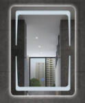 Global Viva AURA NORD fürdőszobai tükör - érintőkapcsolóval - LED - ÁLLÓ / FEKVŐ - 60 x 80 cm (83440007)