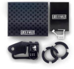 Lock-a-Willy LOCK A WILLY - szilikon pénisz ketrec lakattal (fekete) - szexshop